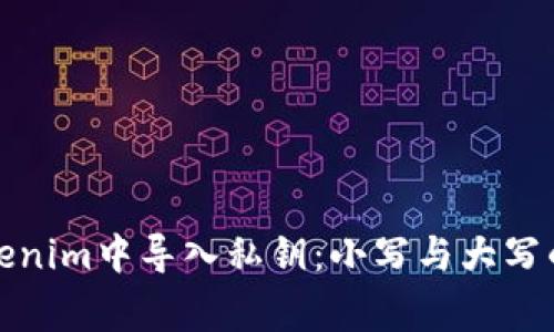 如何在Tokenim中导入私钥：小写与大写的注意事项