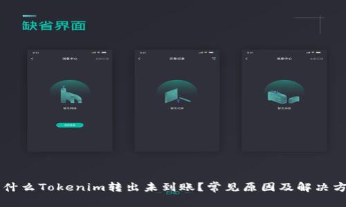 为什么Tokenim转出未到账？常见原因及解决方法